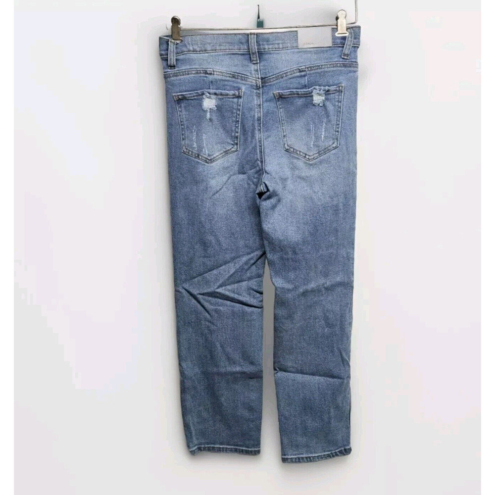 Women's Size 7/28 KENDALL & KYLIE Medium Wash Distressed Denim Blue Jeans
